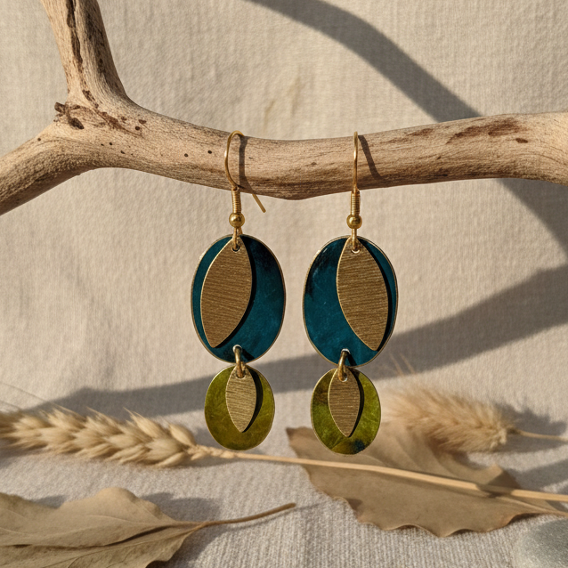 Pendientes Flex Turquesa