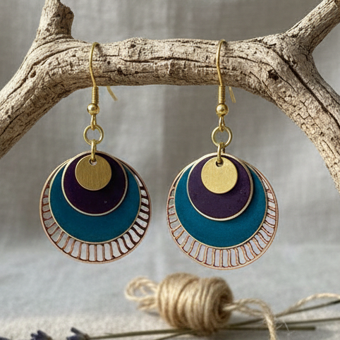 Pendientes Cairo Turquesa