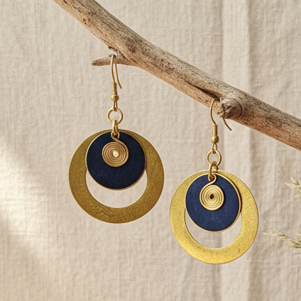 Pendientes Fez Mostaza