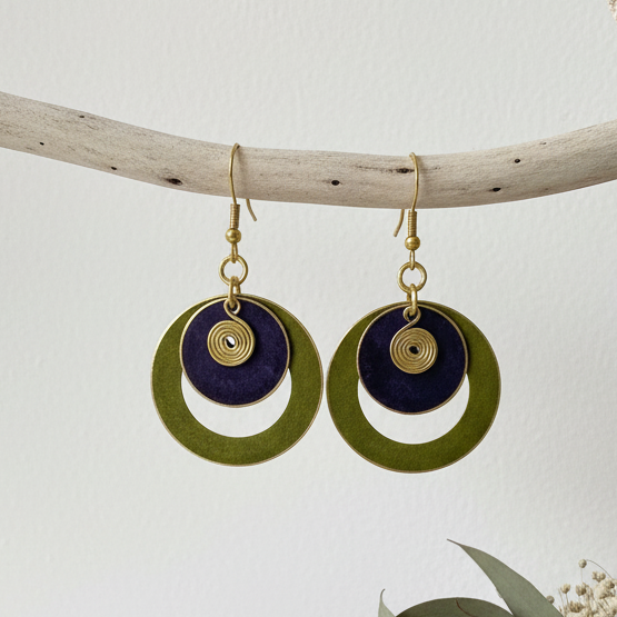 Pendientes Fez Verde