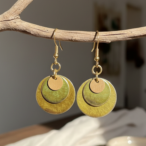 Pendientes Tokio Mostaza