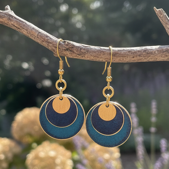 Pendientes Tokio Turquesa