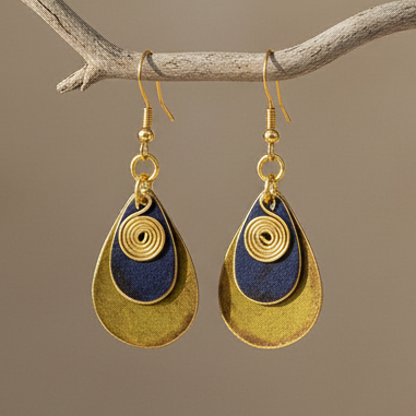 Pendientes Goa Mostaza