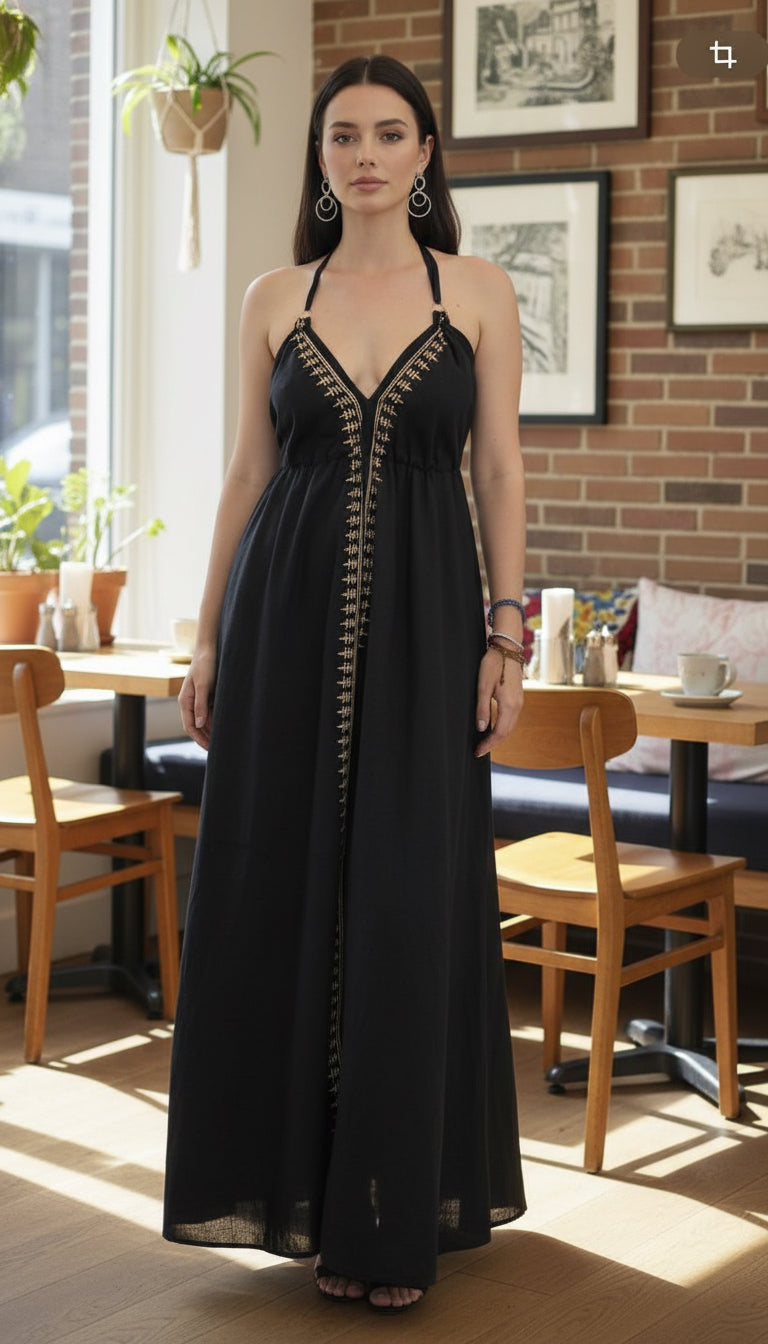 Vestido Cotton Negro