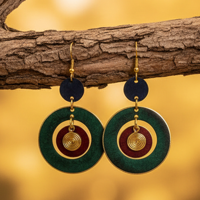 Pendientes Tulum Marino