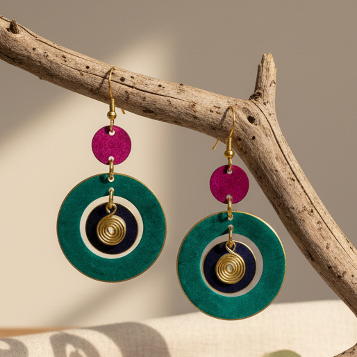 Pendientes Tulum Turquesa