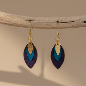 Pendientes Atenas Morado