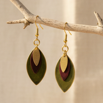 Pendientes Atenas Verde