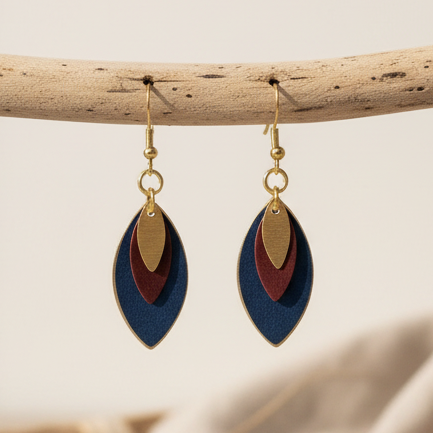 Pendientes Atenas Marino