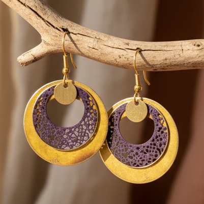 Pendientes Esparta Mostaza