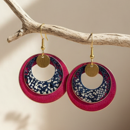 Pendientes Esparta Fucsia
