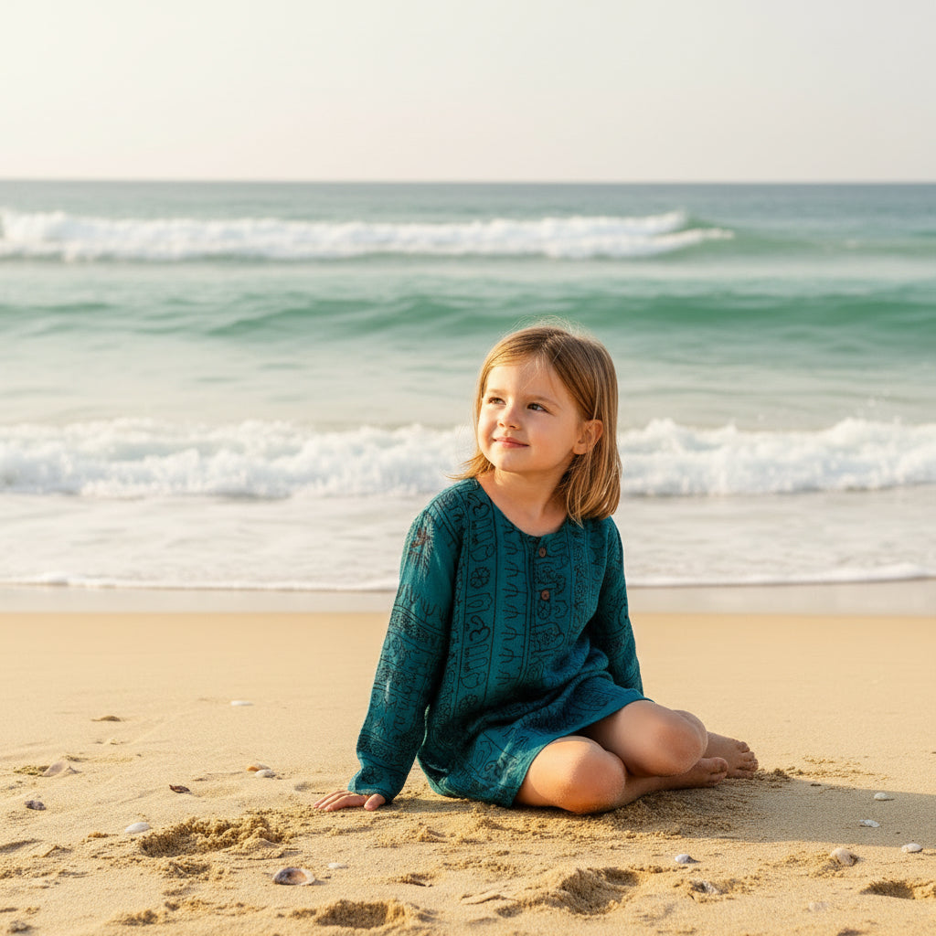 Kurta Caribe de Niños. (Recomendamos pedir una talla más).