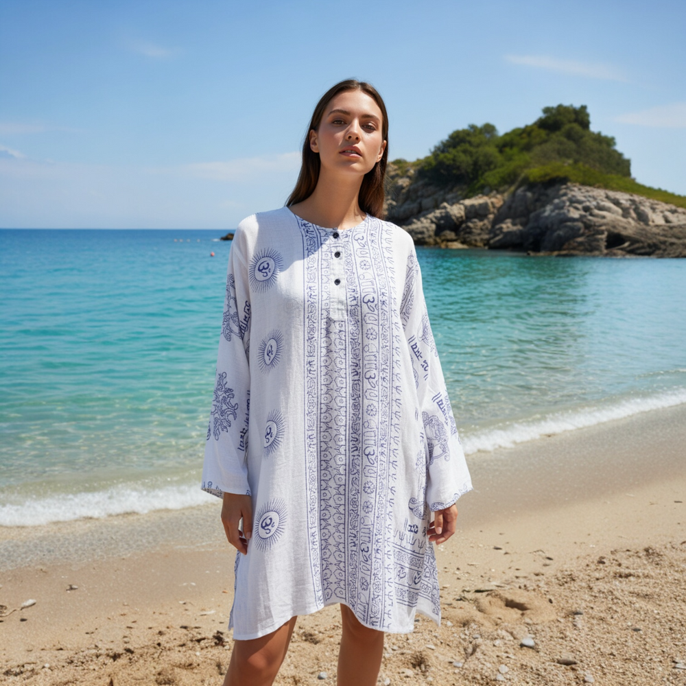 Kurta Nueva Blanco/denim