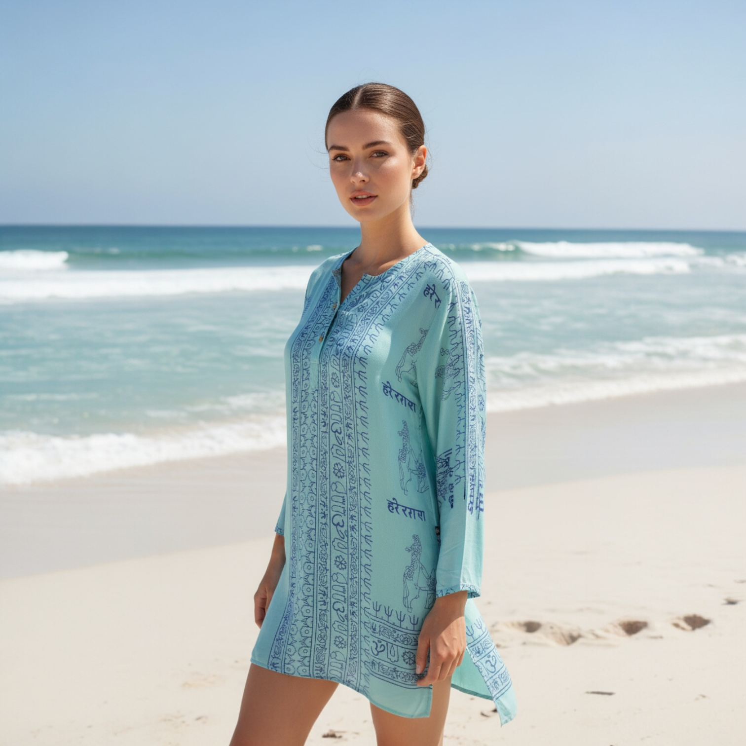 Kurta Nueva Turquesa/denim