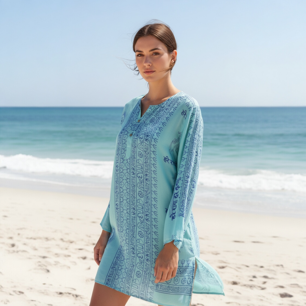 Kurta Nueva Turquesa/denim