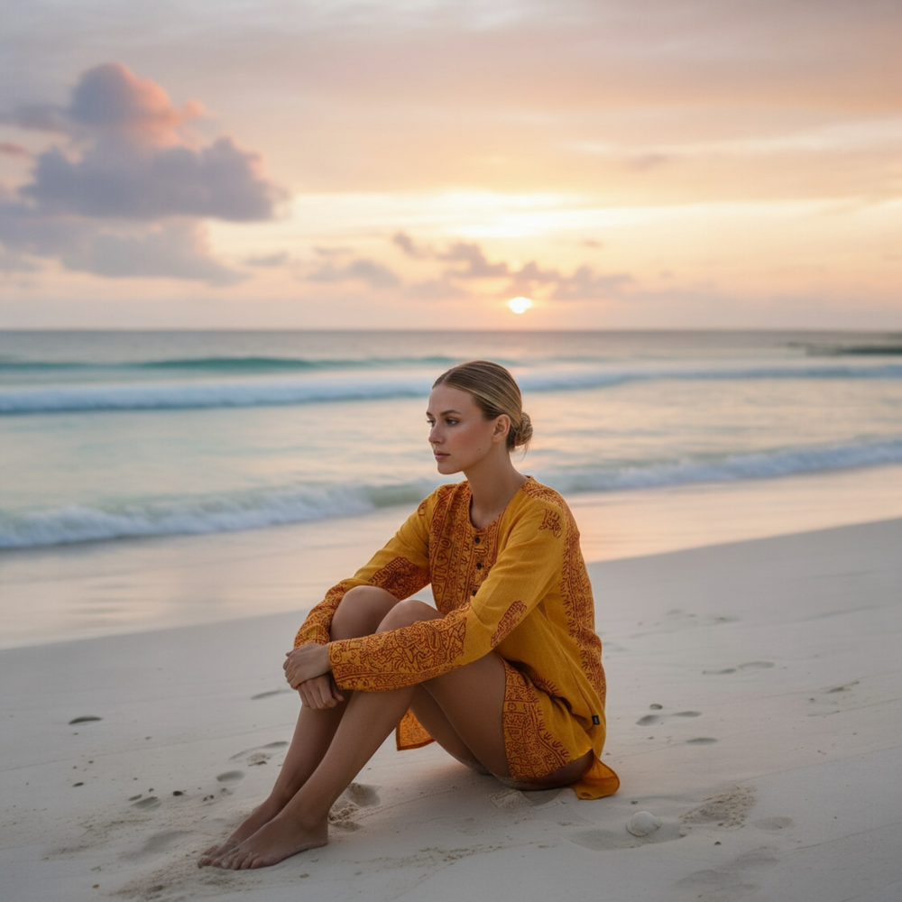 Kurta Clásica Girasol