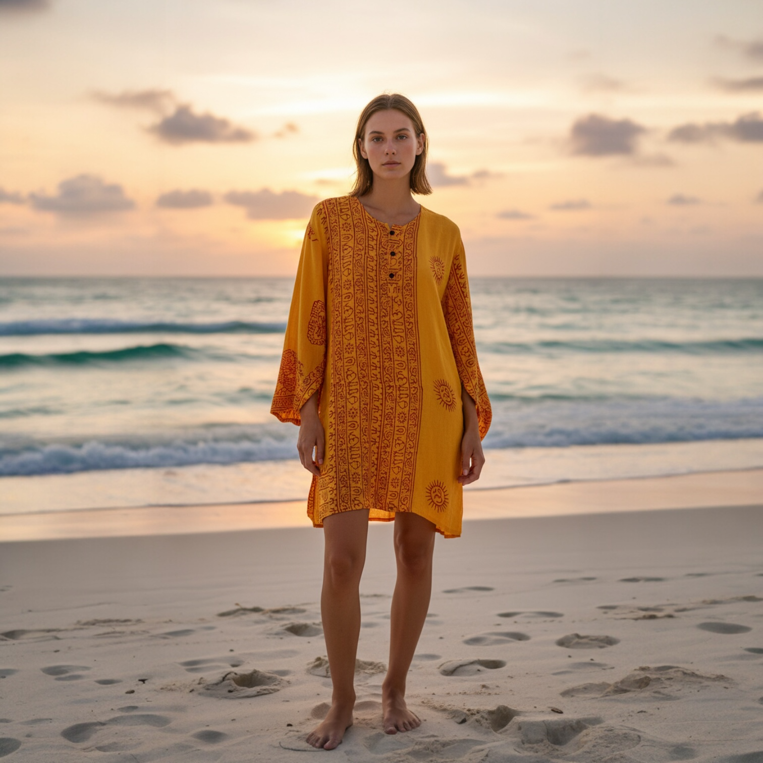 Kurta Clásica Girasol