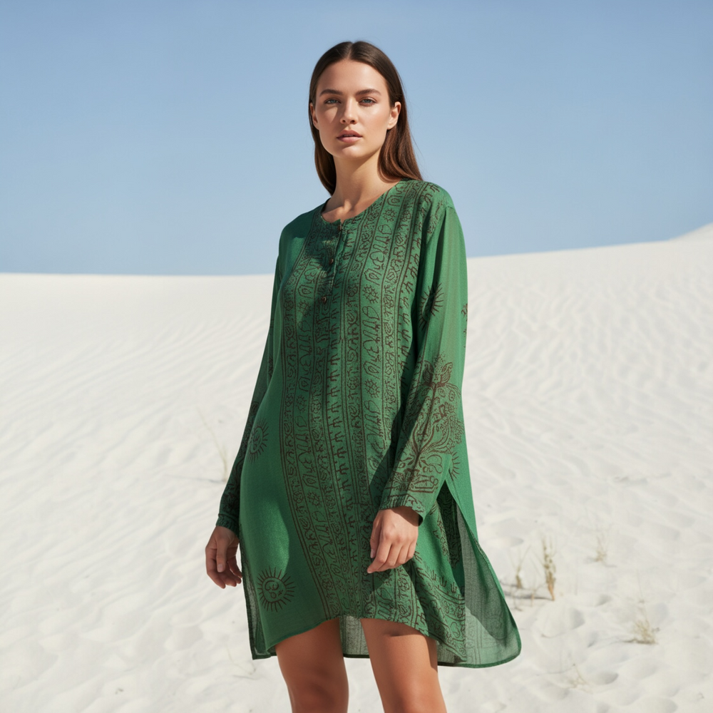 Kurta Clásica Esmeralda