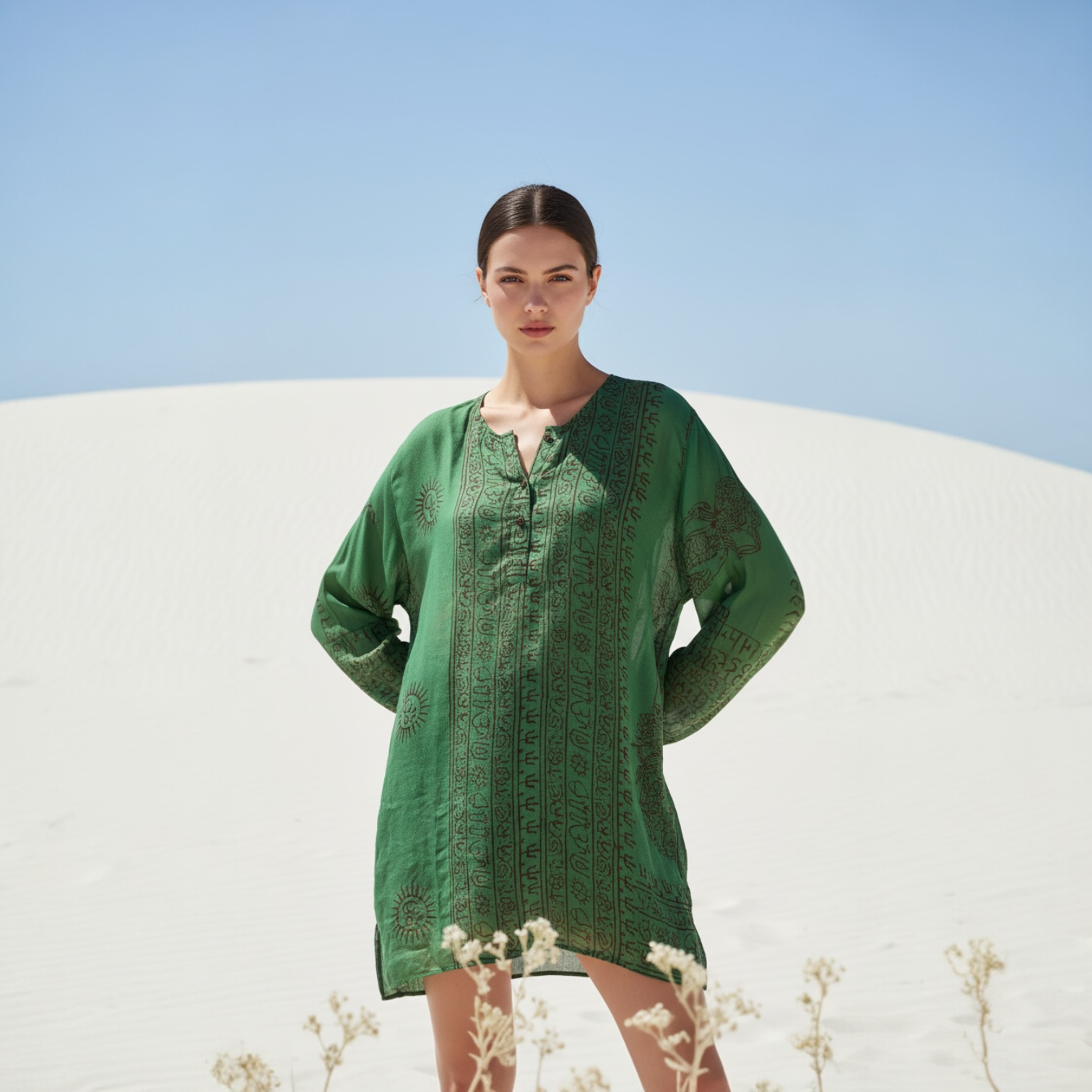 Kurta Clásica Esmeralda