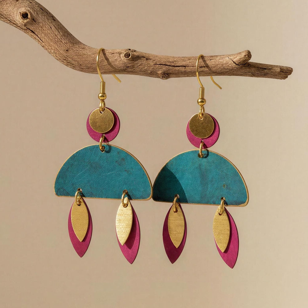 Pendientes Badila Turquesa