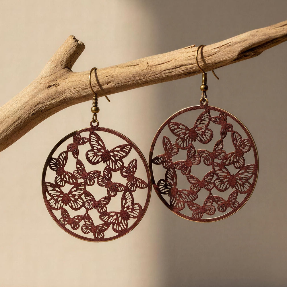 Pendientes Micerinos Burdeos