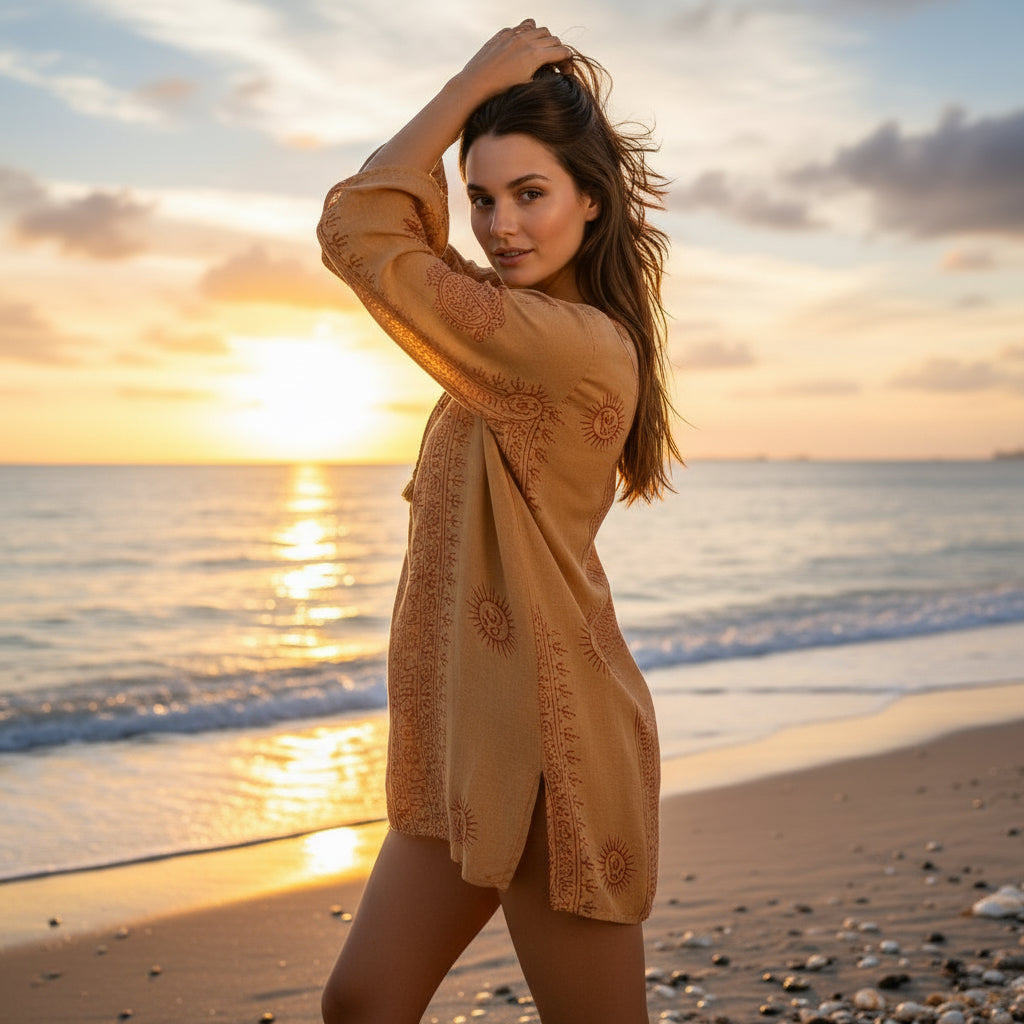 Kurta Clásica Canela