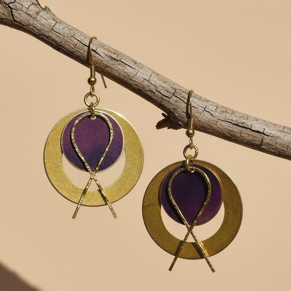 Pendientes Maldivas Mostaza