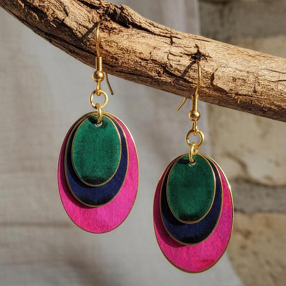 Pendientes Algar Fucsia