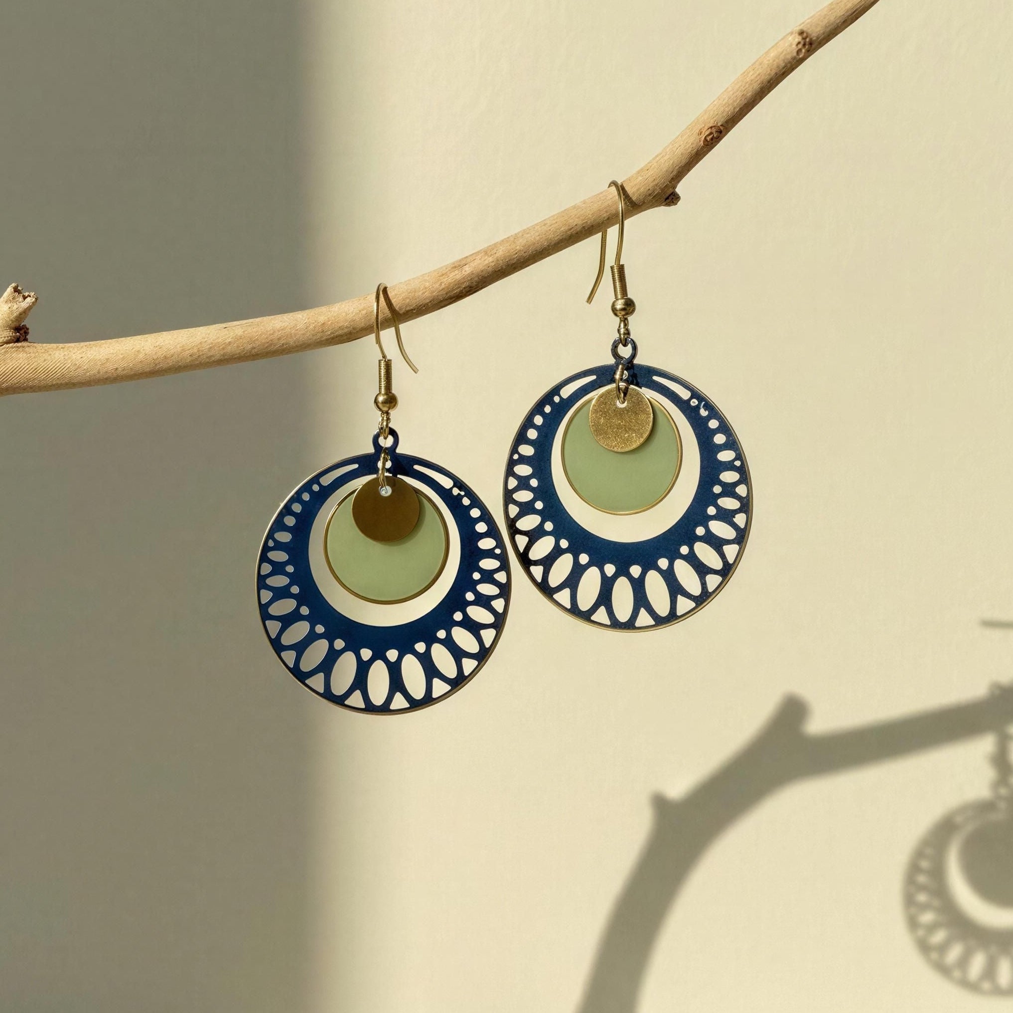 Pendientes Kahl Turquesa