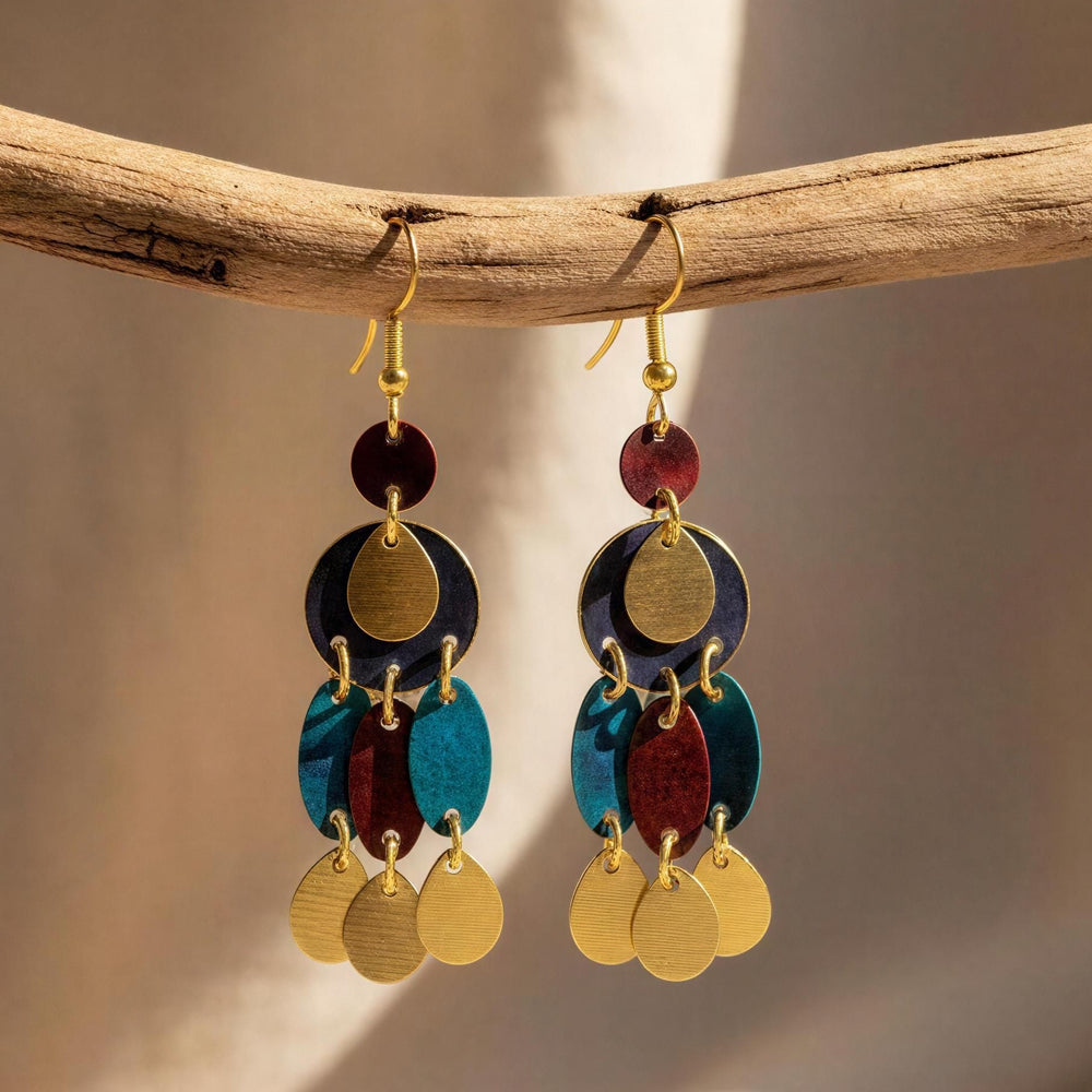 Pendientes Cascai Azulón