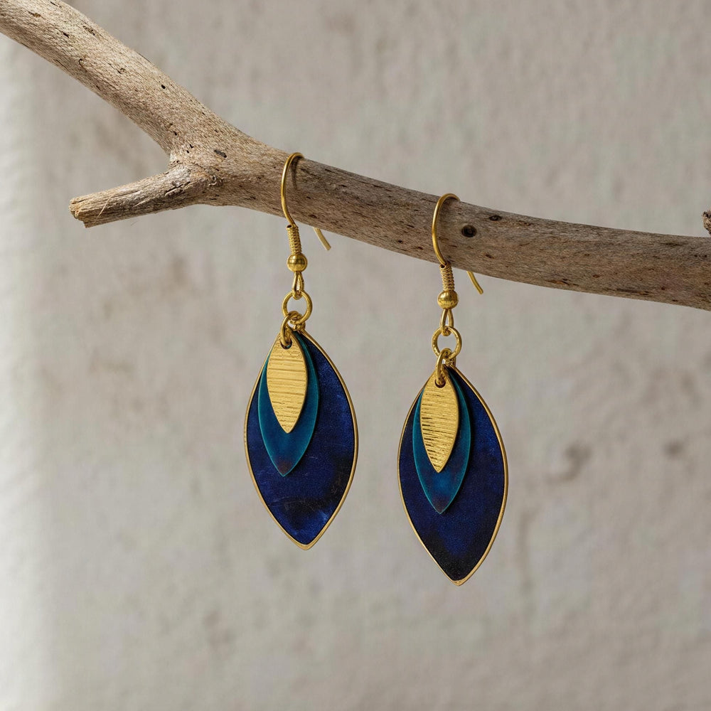 Pendientes Atenas Azulón