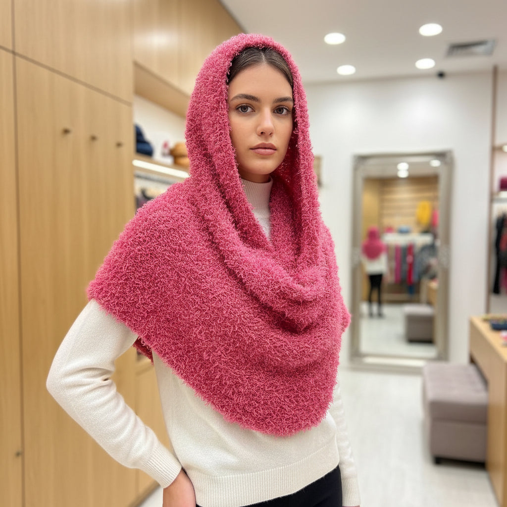 Bufanda Multiposición Dark Rose
