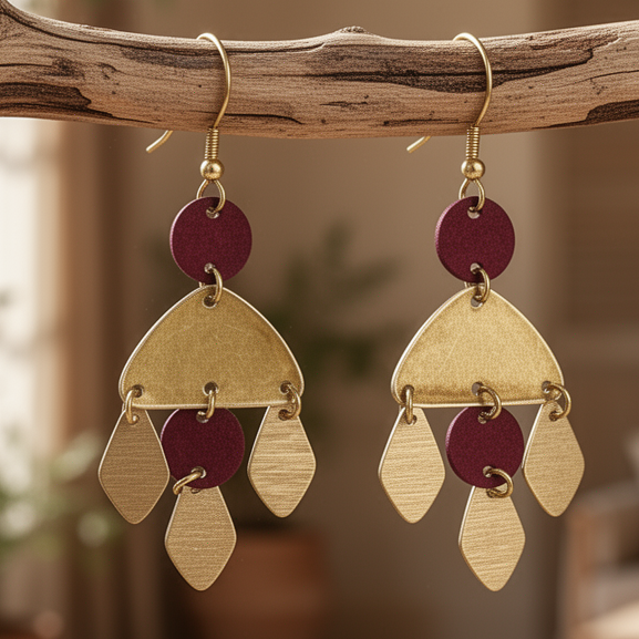Pendientes Toronto Mostaza