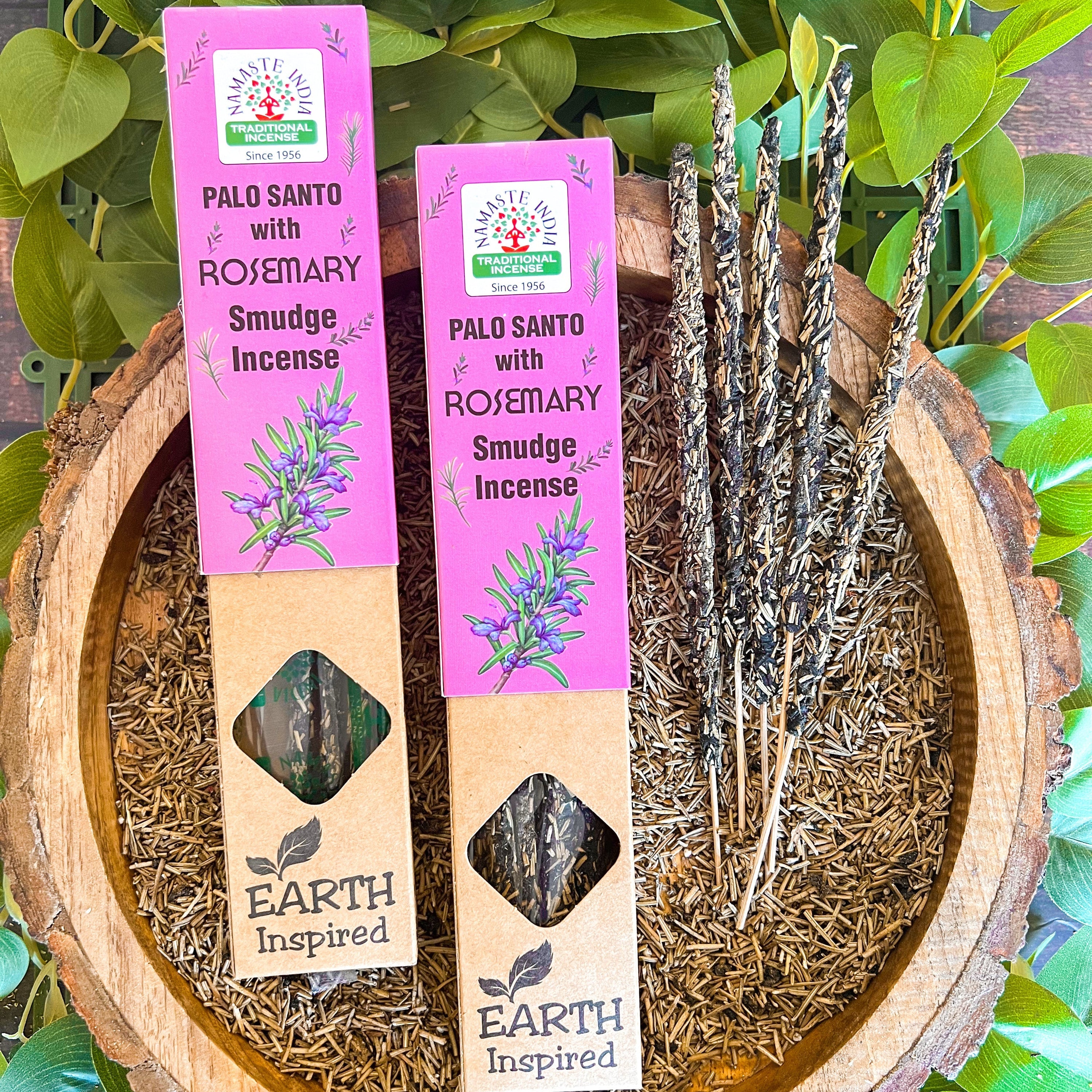 Namaste India Incienso Tradicional Palo Santo & Rosemary