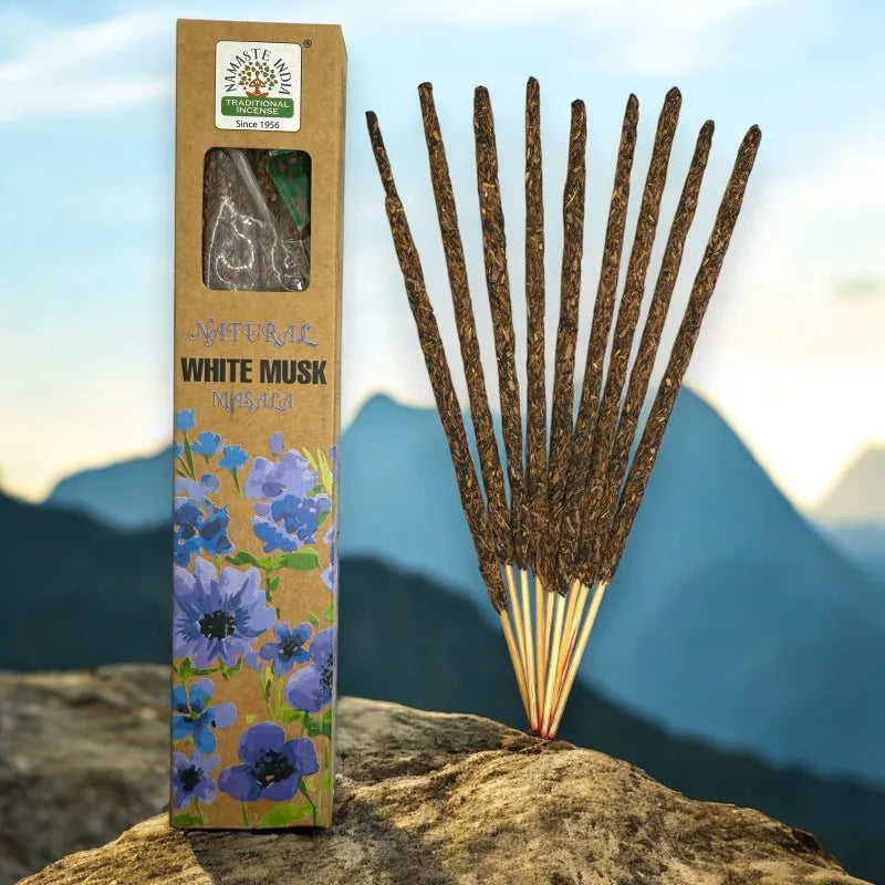 Namaste India Incienso Tradicional White Musk