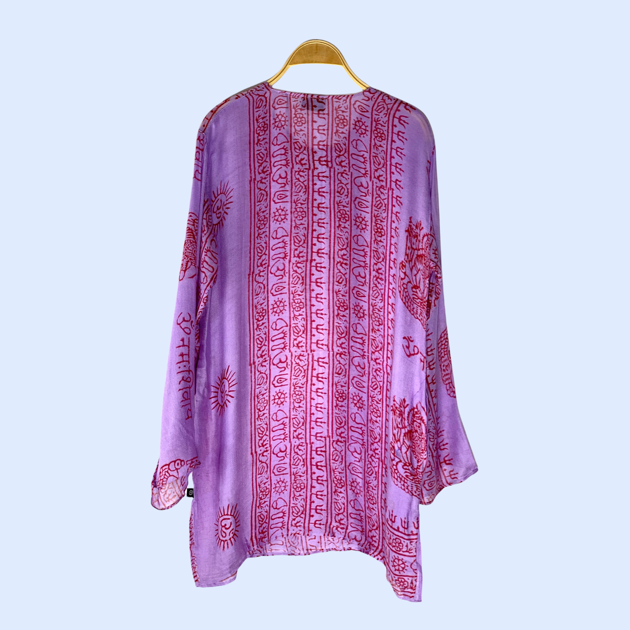 Kurta Clásica Lila/rojo