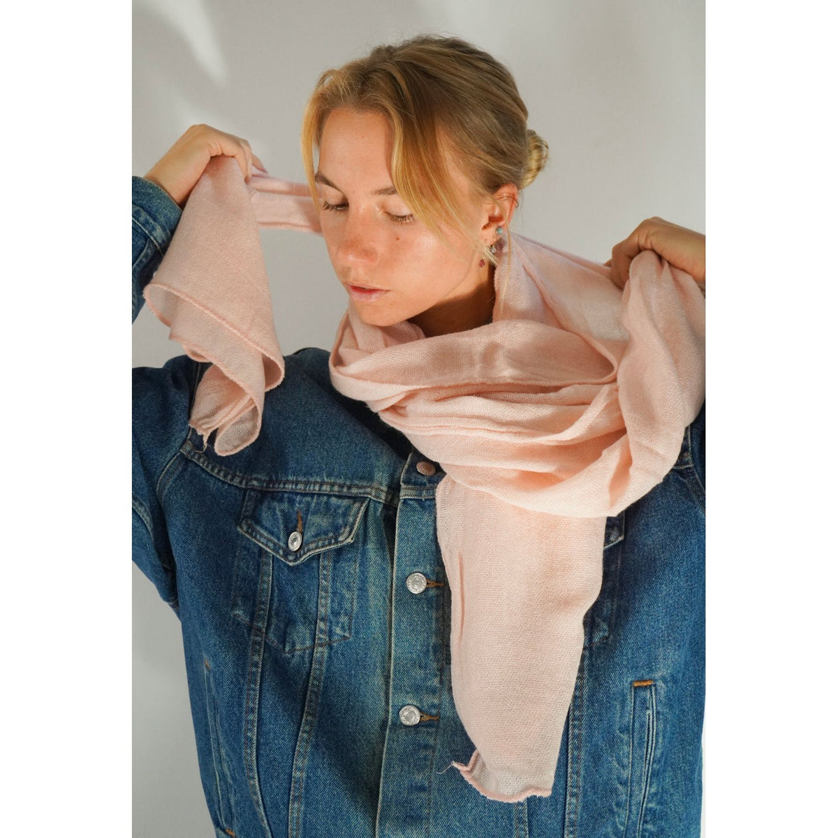Bufanda Rosa Palo