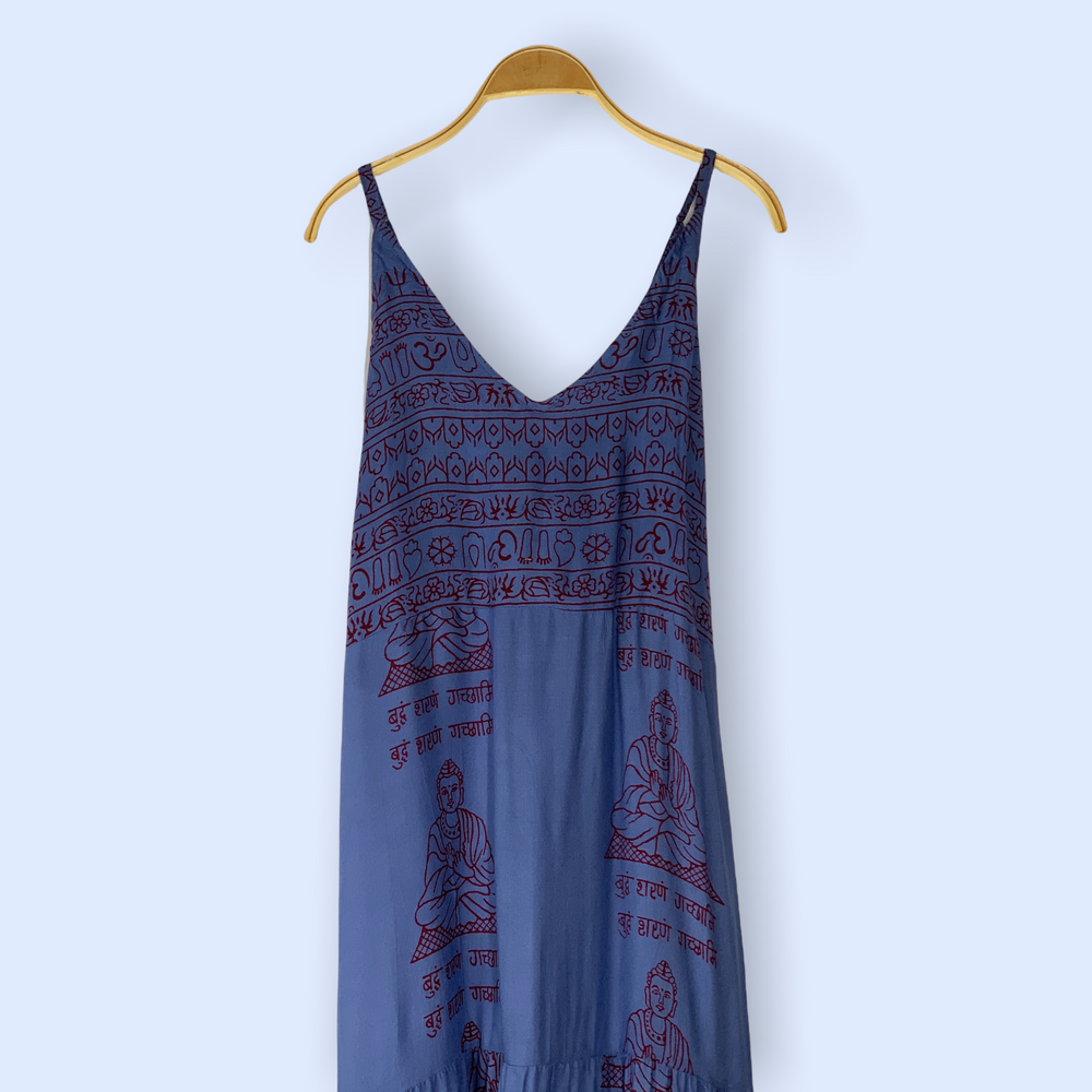 Vestido tirantes Denim